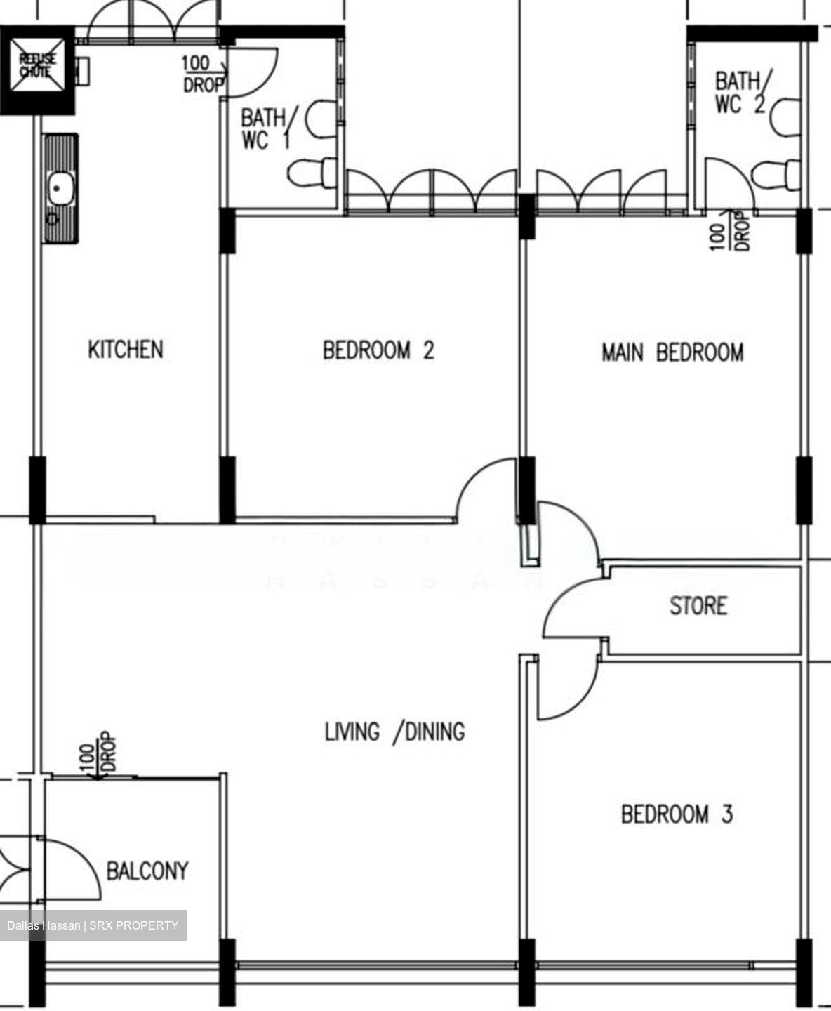 Blk 331 Bukit Batok Street 33 (Bukit Batok), HDB 5 Rooms #563970291